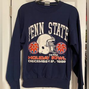 Vintage penn state football sweater, fits more like a medium , so fun